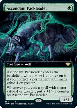 Ascendant Packleader (Extended Art) (383) (Innistrad: Crimson Vow)