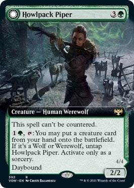 Howlpack Piper (Extended Art) (392) (Innistrad: Crimson Vow)