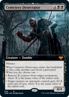 Cemetery Desecrator (Extended Art) (366) (Innistrad: Crimson Vow)