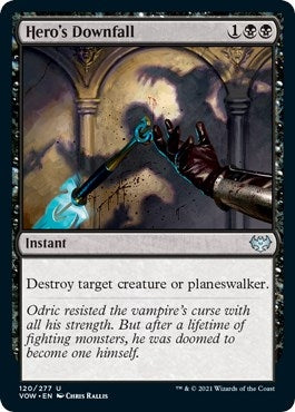 Image for Hero's Downfall (120) (Innistrad: Crimson Vow) - Magic: The Gathering