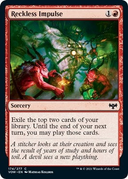 Image for Reckless Impulse (174) (Innistrad: Crimson Vow) - Magic: The Gathering