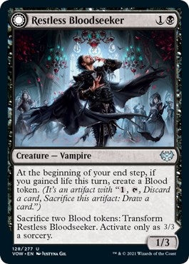 Restless Bloodseeker (128) (Innistrad: Crimson Vow)
