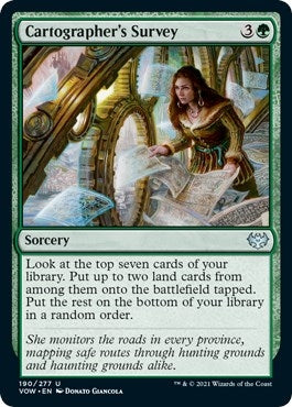Image for Cartographer's Survey (190) (Innistrad: Crimson Vow) - Magic: The Gathering