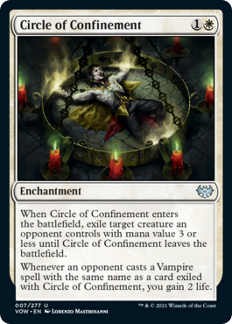 Image for Circle of Confinement (7) (Innistrad: Crimson Vow) - Magic: The Gathering