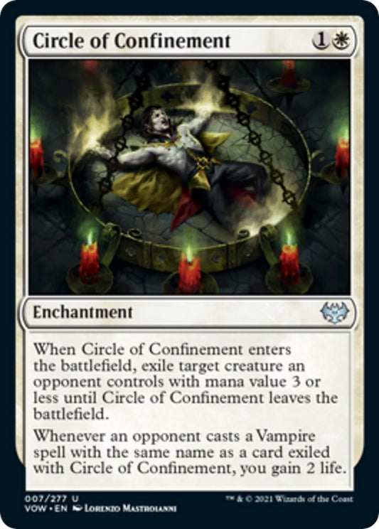 Image for Circle of Confinement (7) (Innistrad: Crimson Vow) - Magic: The Gathering