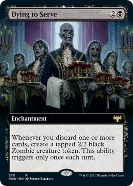 Dying to Serve (Extended Art) (370) (Innistrad: Crimson Vow)