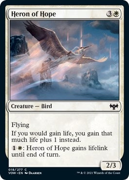 Image for Heron of Hope (18) (Innistrad: Crimson Vow) - Magic: The Gathering