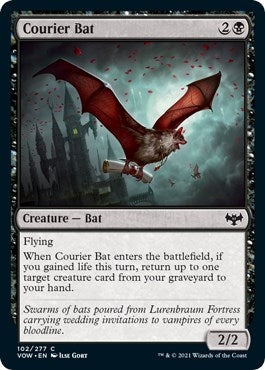 Courier Bat (102) (Innistrad: Crimson Vow)