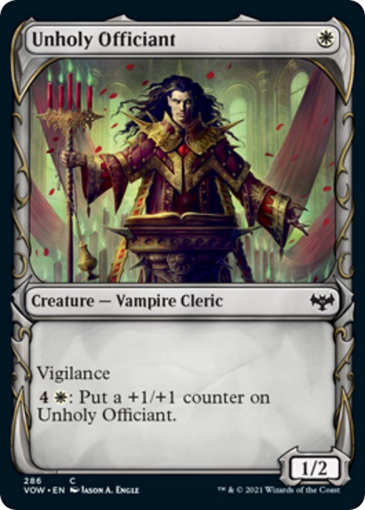 Image for Unholy Officiant (Showcase) (286) (Innistrad: Crimson Vow) - Magic: The Gathering