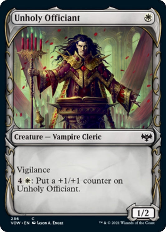 Image for Unholy Officiant (Showcase) (286) (Innistrad: Crimson Vow) - Magic: The Gathering