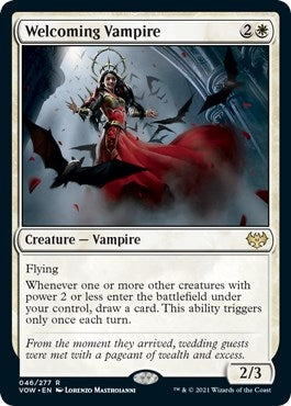 Welcoming Vampire (46) (Innistrad: Crimson Vow)