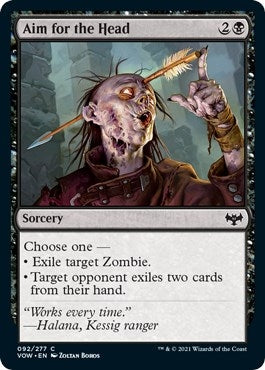Image for Aim for the Head (92) (Innistrad: Crimson Vow) - Magic: The Gathering