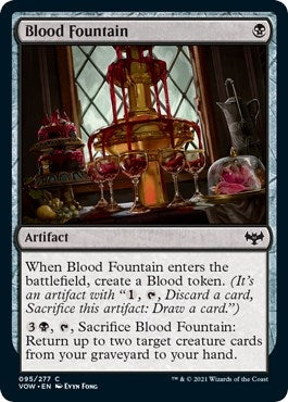 Image for Blood Fountain (95) (Innistrad: Crimson Vow) - Magic: The Gathering