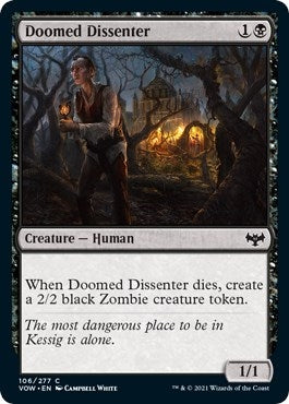 Doomed Dissenter (106) (Innistrad: Crimson Vow)