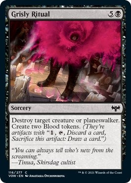 Image for Grisly Ritual (116) (Innistrad: Crimson Vow) - Magic: The Gathering