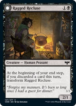 Image for Ragged Recluse (127) (Innistrad: Crimson Vow) - Magic: The Gathering