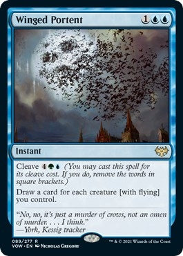 Winged Portent (89) (Innistrad: Crimson Vow)