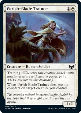 Image for Parish-Blade Trainee (29) (Innistrad: Crimson Vow) - Magic: The Gathering