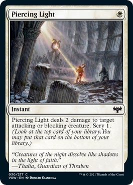 Image for Piercing Light (30) (Innistrad: Crimson Vow) - Magic: The Gathering