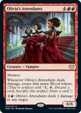 Olivia's Attendants (172) (Innistrad: Crimson Vow)