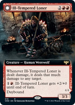 Ill-Tempered Loner (Extended Art) (378) (Innistrad: Crimson Vow)