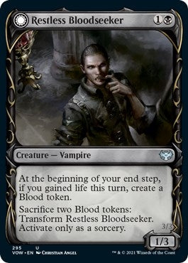 Image for Restless Bloodseeker (Showcase) (295) (Innistrad: Crimson Vow) - Magic: The Gathering