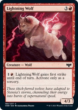 Image for Lightning Wolf (168) (Innistrad: Crimson Vow) - Magic: The Gathering