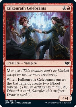 Falkenrath Celebrants (156) (Innistrad: Crimson Vow)