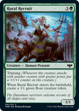 Image for Rural Recruit (216) (Innistrad: Crimson Vow) - Magic: The Gathering