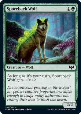 Sporeback Wolf (223) (Innistrad: Crimson Vow)