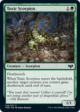 Image for Toxic Scorpion (224) (Innistrad: Crimson Vow) - Magic: The Gathering