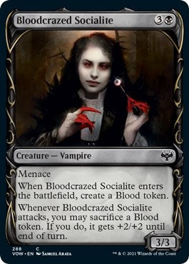 Bloodcrazed Socialite (Showcase) (288) (Innistrad: Crimson Vow)
