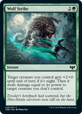 Image for Wolf Strike (228) (Innistrad: Crimson Vow) - Magic: The Gathering