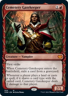 Image for Cemetery Gatekeeper (Showcase) (304) (Innistrad: Crimson Vow) - Magic: The Gathering