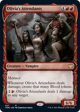 Olivia's Attendants (Showcase) (307) (Innistrad: Crimson Vow)