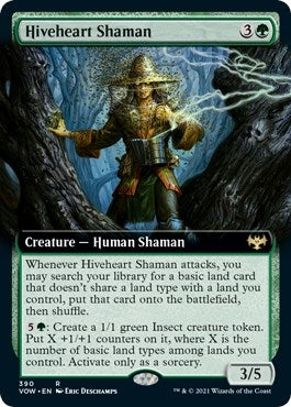 Hiveheart Shaman (Extended Art) (390) (Innistrad: Crimson Vow)