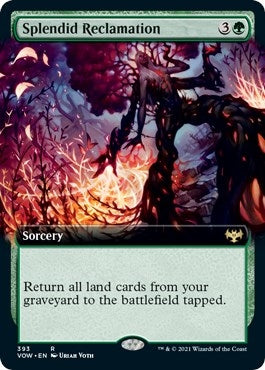 Splendid Reclamation (Extended Art) (393) (Innistrad: Crimson Vow)