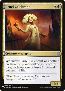 Cruel Celebrant (188/264) (The List Reprints) (LIST)