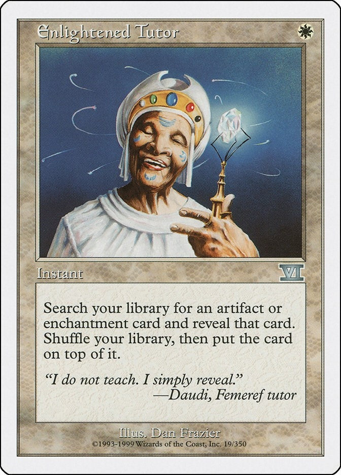 Image for Enlightened Tutor (19) (Classic Sixth Edition) - Magic: The Gathering