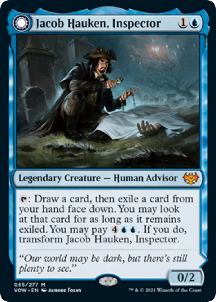 Image for Jacob Hauken, Inspector (65) (Innistrad: Crimson Vow) - Magic: The Gathering
