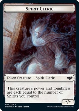 Image for Spirit Cleric Token (4) (Innistrad: Crimson Vow) - Magic: The Gathering