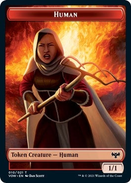 Human Token (010) (10) (Innistrad: Crimson Vow)