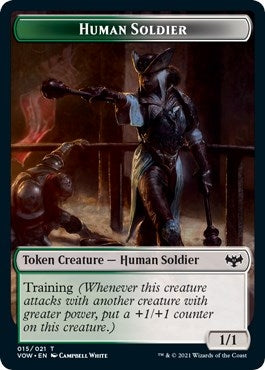 Image for Human Soldier Token (15) (Innistrad: Crimson Vow) - Magic: The Gathering