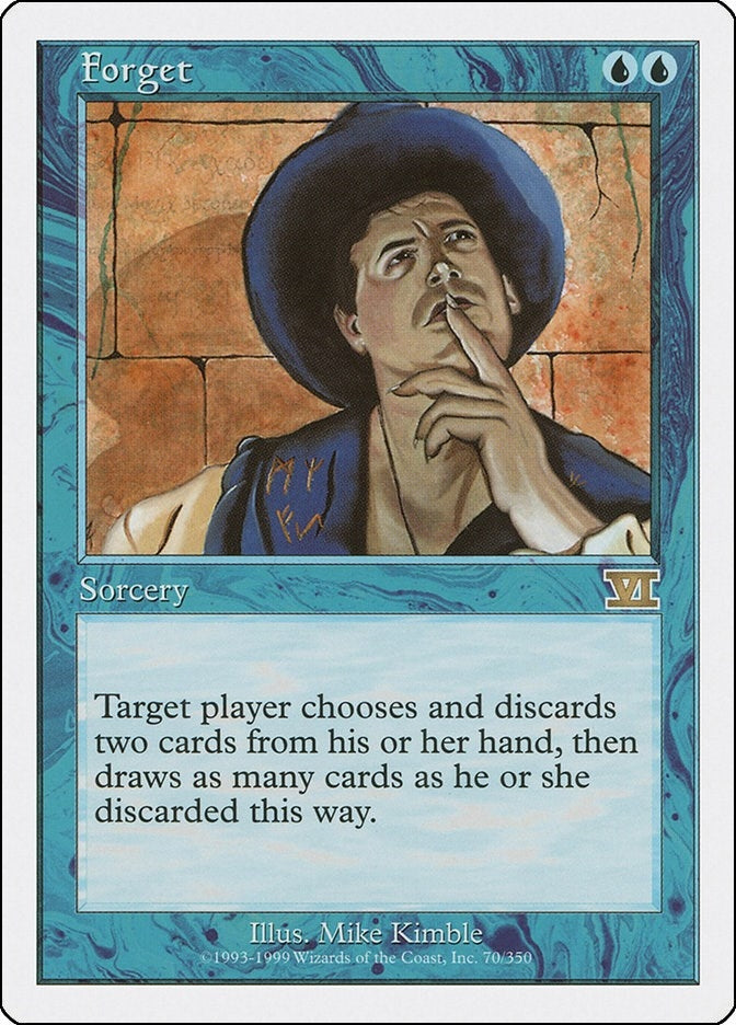 Image for Forget (70) (Classic Sixth Edition) - Magic: The Gathering