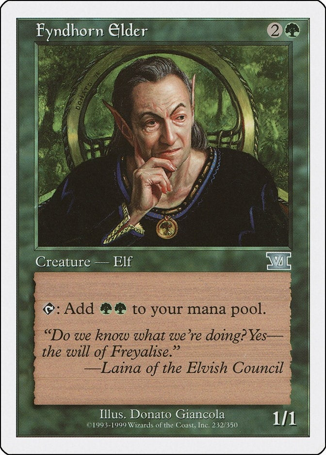 Fyndhorn Elder (232) (Classic Sixth Edition)