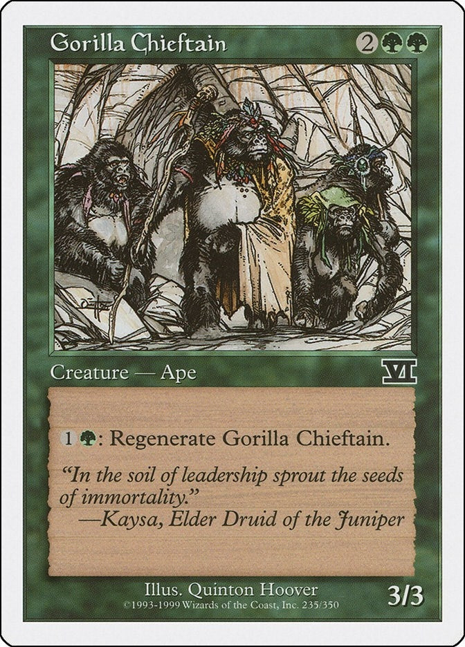 Image for Gorilla Chieftain (235) (Classic Sixth Edition) - Magic: The Gathering