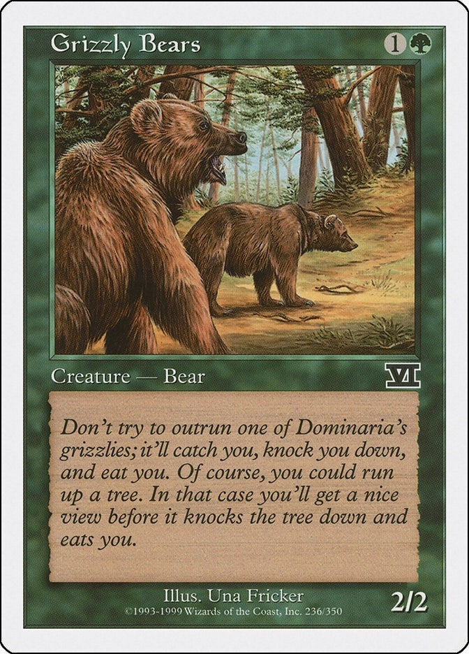 Grizzly Bears (236) (Classic Sixth Edition)