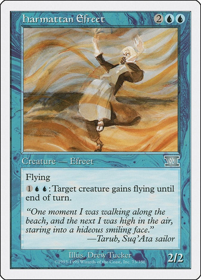 Image for Harmattan Efreet (73) (Classic Sixth Edition) - Magic: The Gathering
