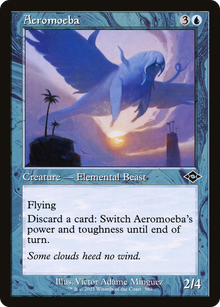 Aeromoeba (Retro Frame) (MH2-389) - Modern Horizons 2 Foil