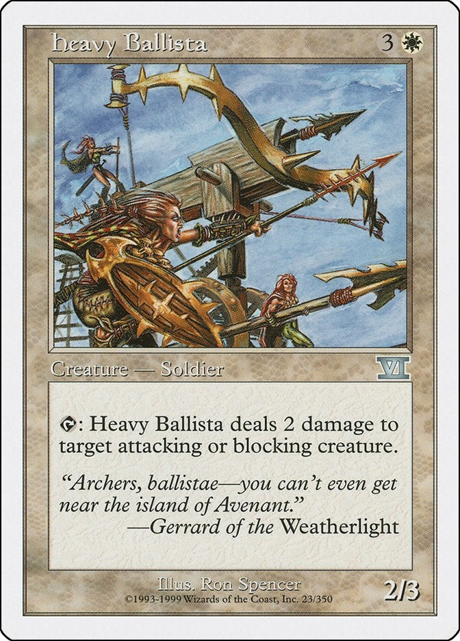 Image for Heavy Ballista (23) (Classic Sixth Edition) - Magic: The Gathering